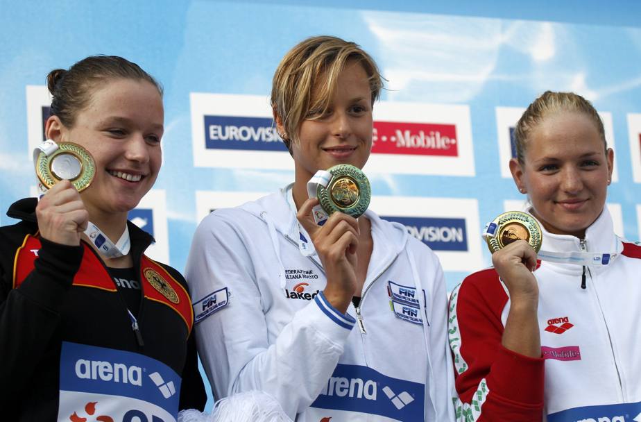 2010. Campionati europei a Budapest Ungheria. Federica non  stanca di vincere vince l’oro nei 200 mt sl (Reuters)
